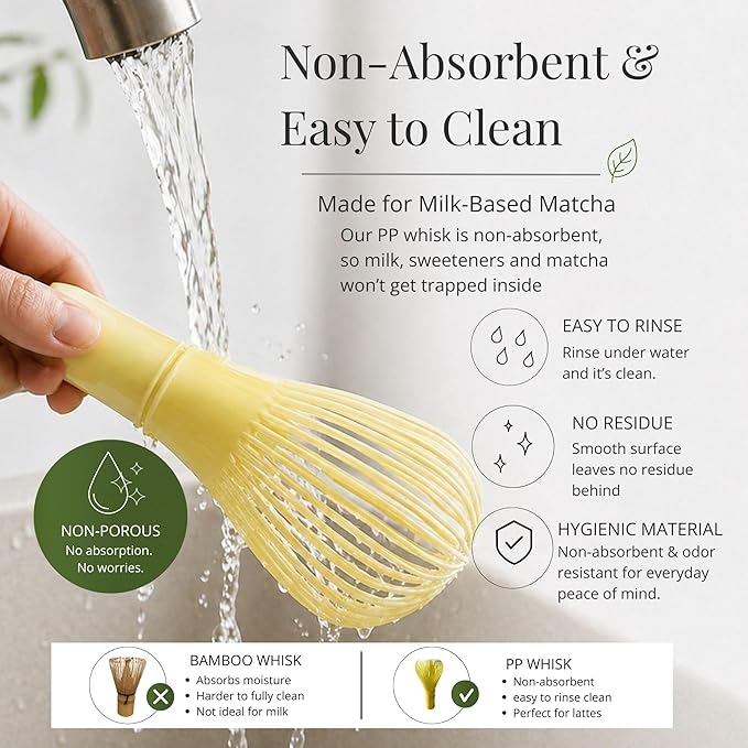HAPPY PATH & CO Whisk for Japanese Matcha Tea