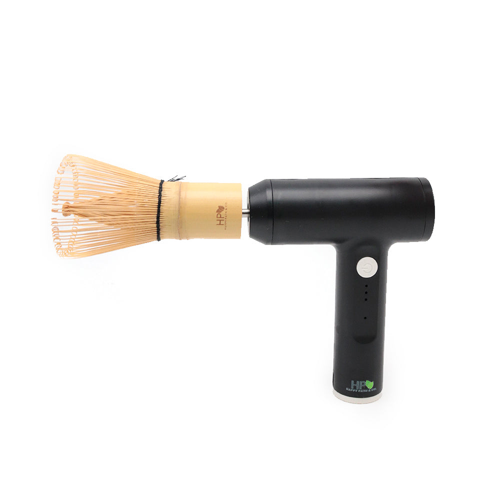 Electric Matcha Whisk Set – Rechargeable Frother with Bamboo Whisk & Stand